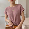 Oliver & Blake Amber Waffle Knit Women's Top