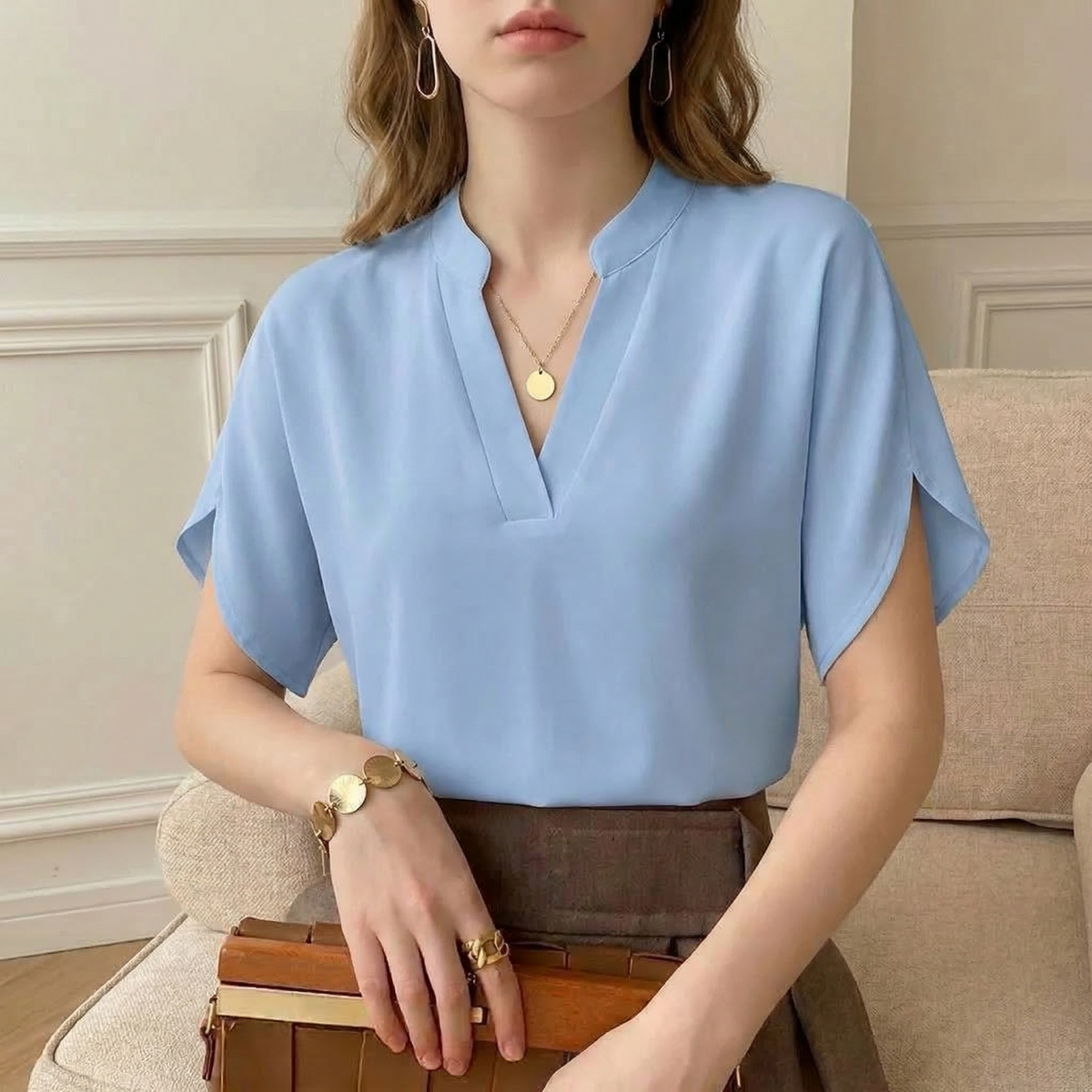 Oliver & Blake Becca Silk Women's Blouse
