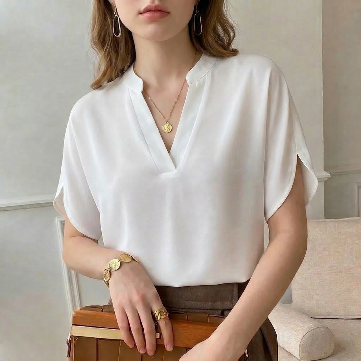 Oliver & Blake Becca Silk Women's Blouse