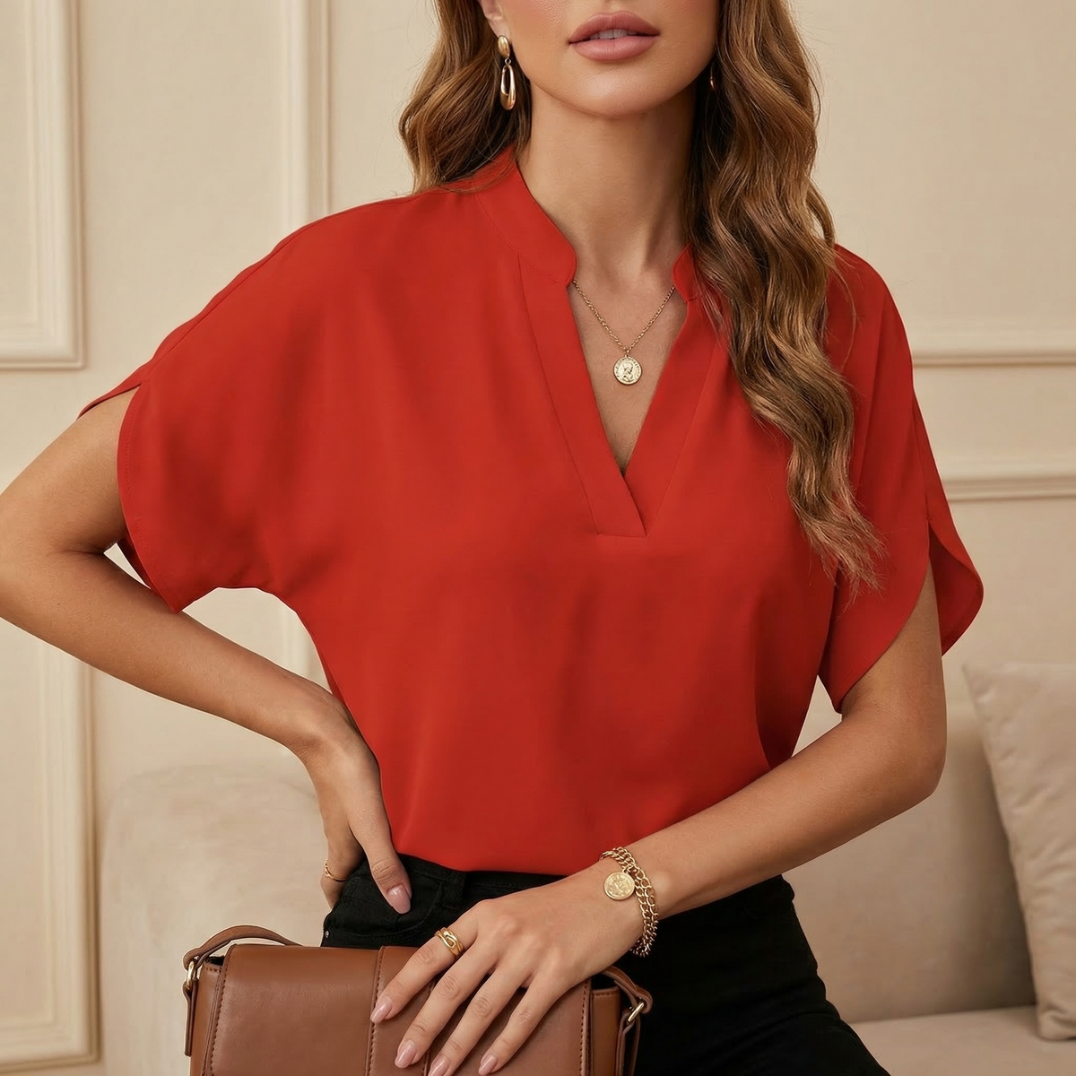 Oliver & Blake Becca Silk Women's Blouse