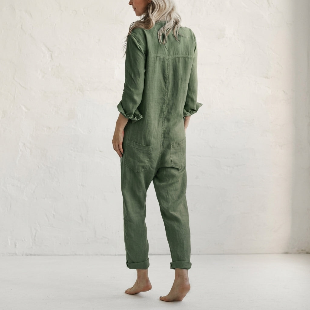 Elvinae Linen Women's Jumpsuit