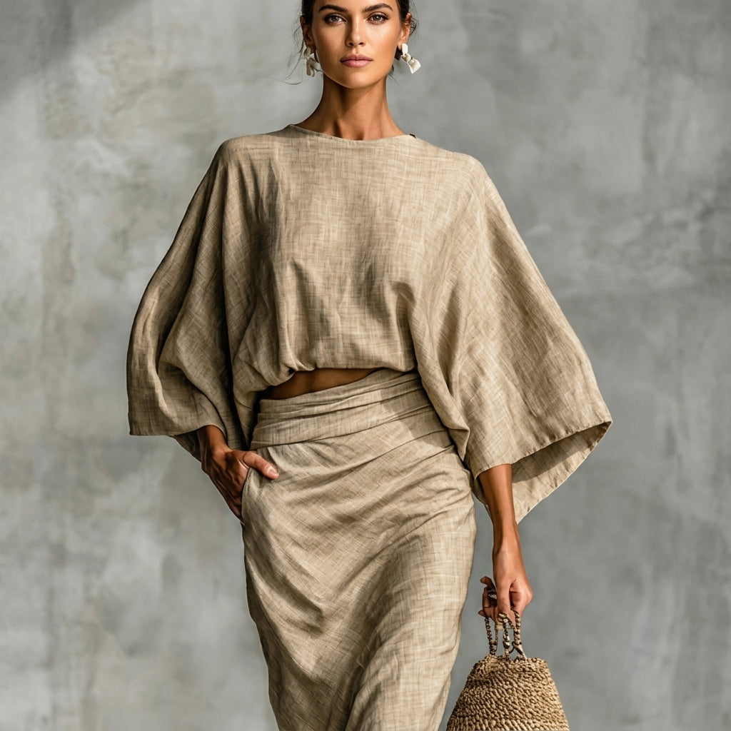 Oliver & Blake Holly Cotton Women's Skirt Set