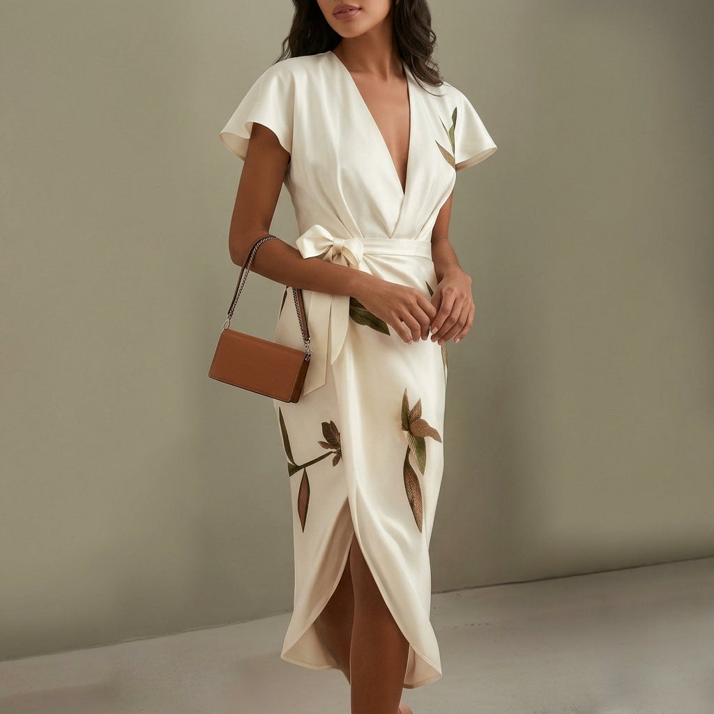 Inaya Silk Women's Wrap Dress