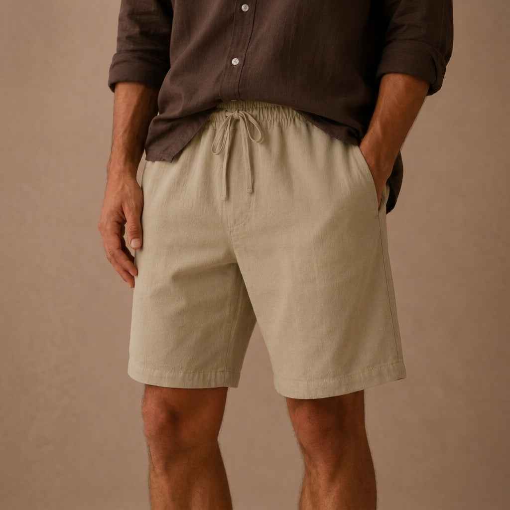 Men's Cotton Linen Shorts