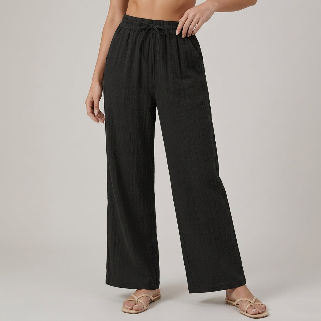 Marisol Linen Wide-Leg Women's Pants