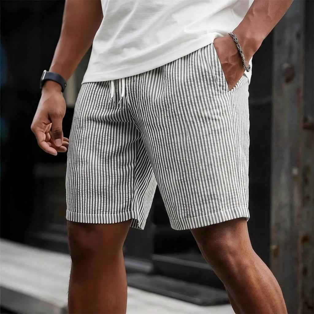Men's Striped Shorts