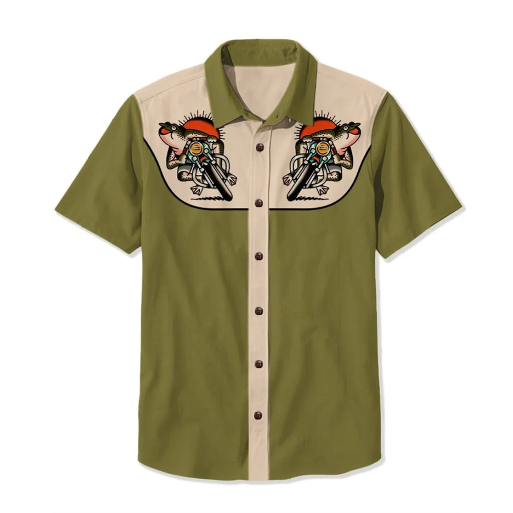 Saint Aurell Amarillo Western Men's Shirt