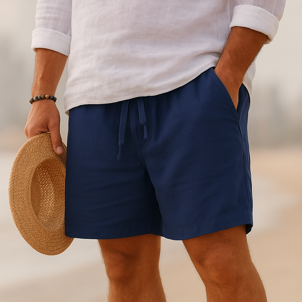 Oliver & Blake Amalfi Men's Linen Shorts