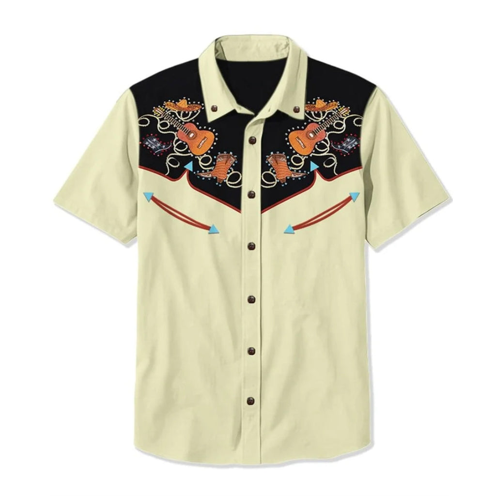 Saint Aurell Amarillo Western Men's Shirt