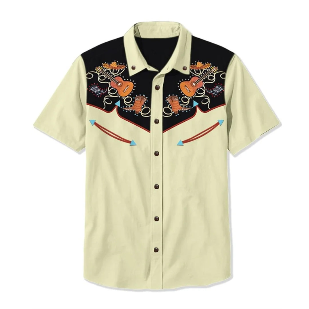 Saint Aurell Amarillo Western Men's Shirt