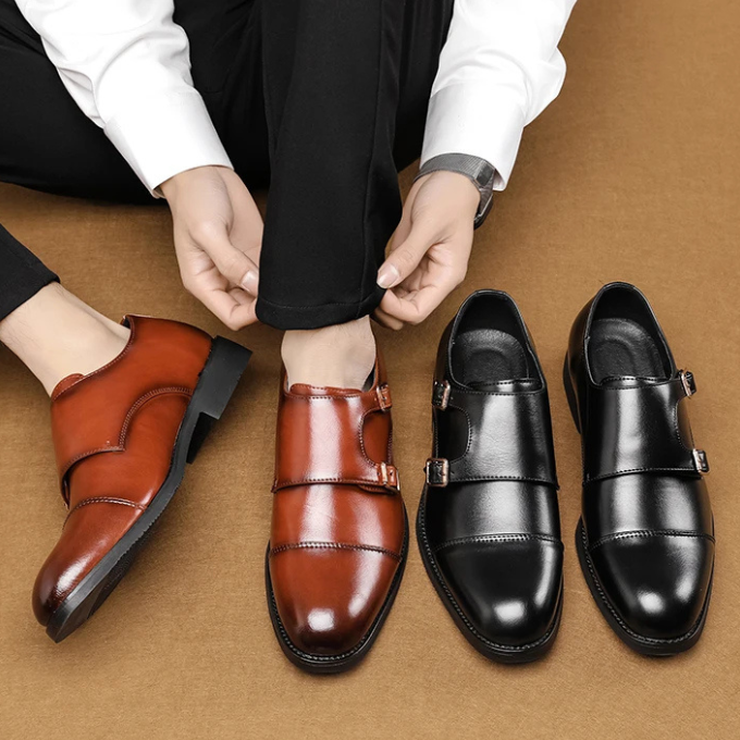 Men's Monk Strap Dress Shoes