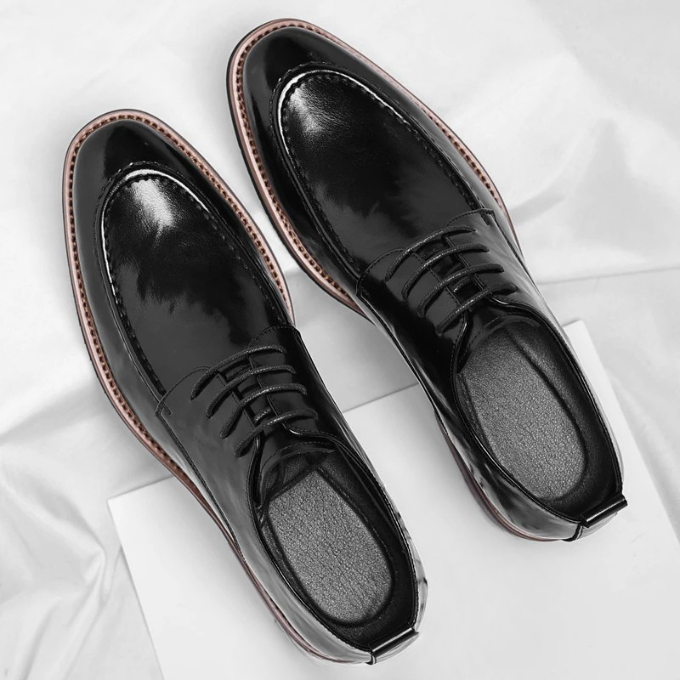 Oliver & Blake Lorenzio Men's Leather Oxford Dress Shoes