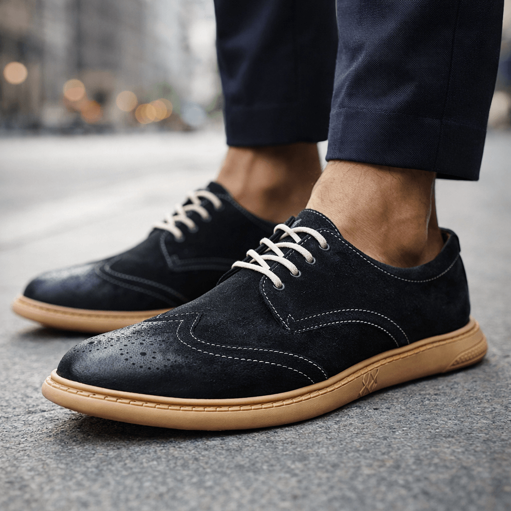 Oliver & Blake Marlo Men's Suede Dress Shoes