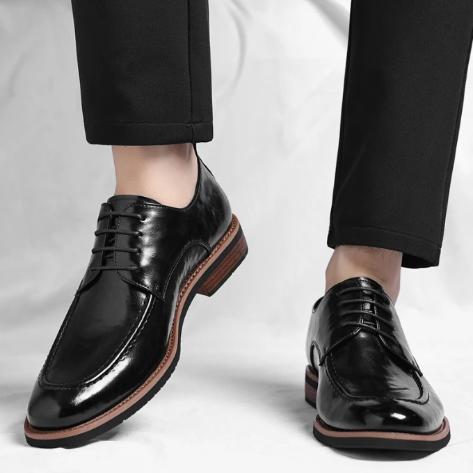 Oliver & Blake Lorenzio Men's Leather Oxford Dress Shoes