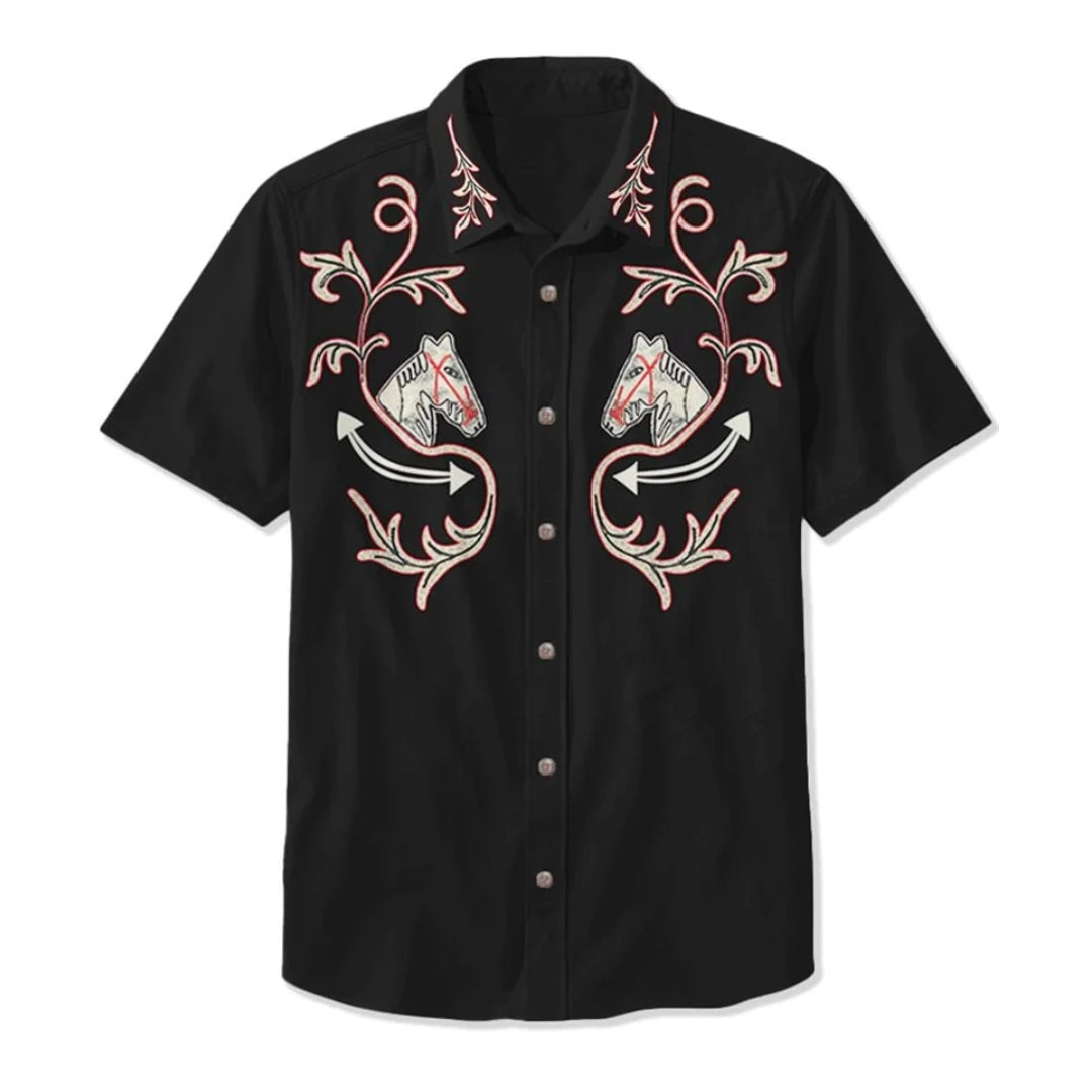 Saint Aurell Amarillo Western Men's Shirt