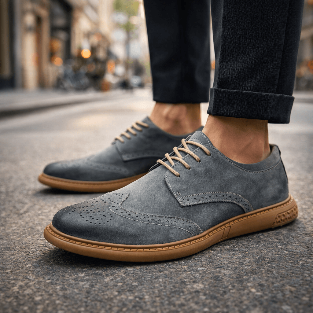 Oliver & Blake Marlo Men's Suede Dress Shoes