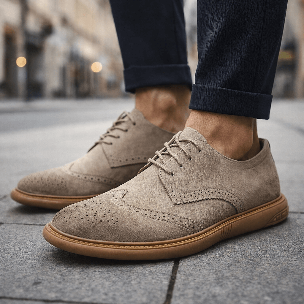 Oliver & Blake Marlo Men's Suede Dress Shoes