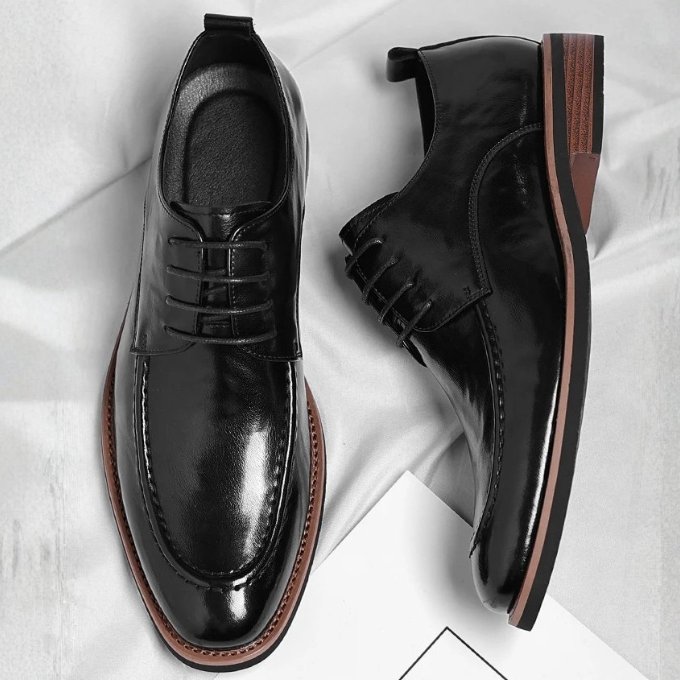 Oliver & Blake Lorenzio Men's Leather Oxford Dress Shoes