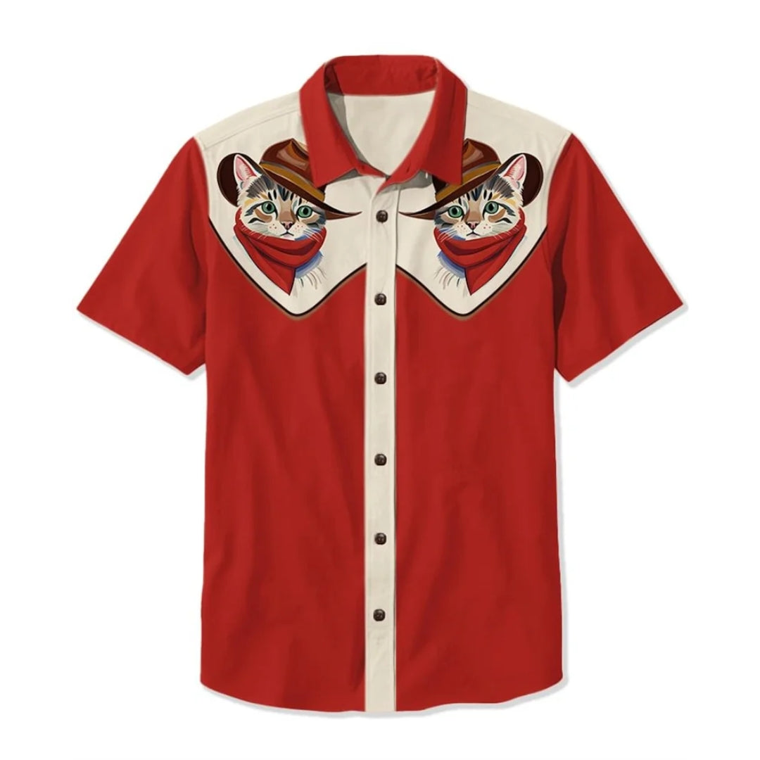 Saint Aurell Nashville Western Men's Shirt