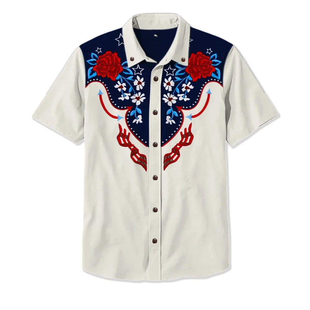 Saint Aurell Amarillo Western Men's Shirt