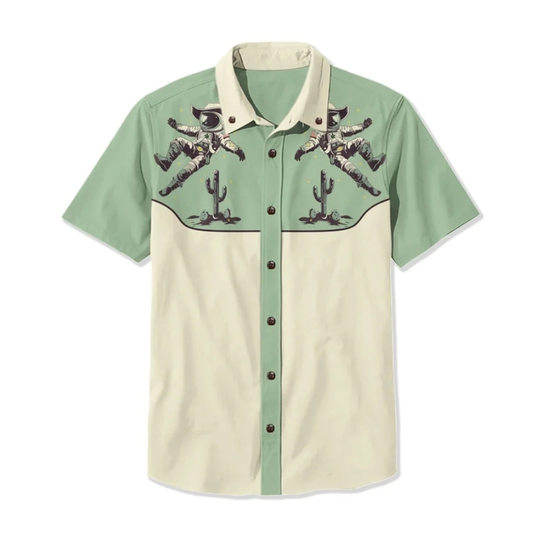 Saint Aurell Nashville Western Men's Shirt
