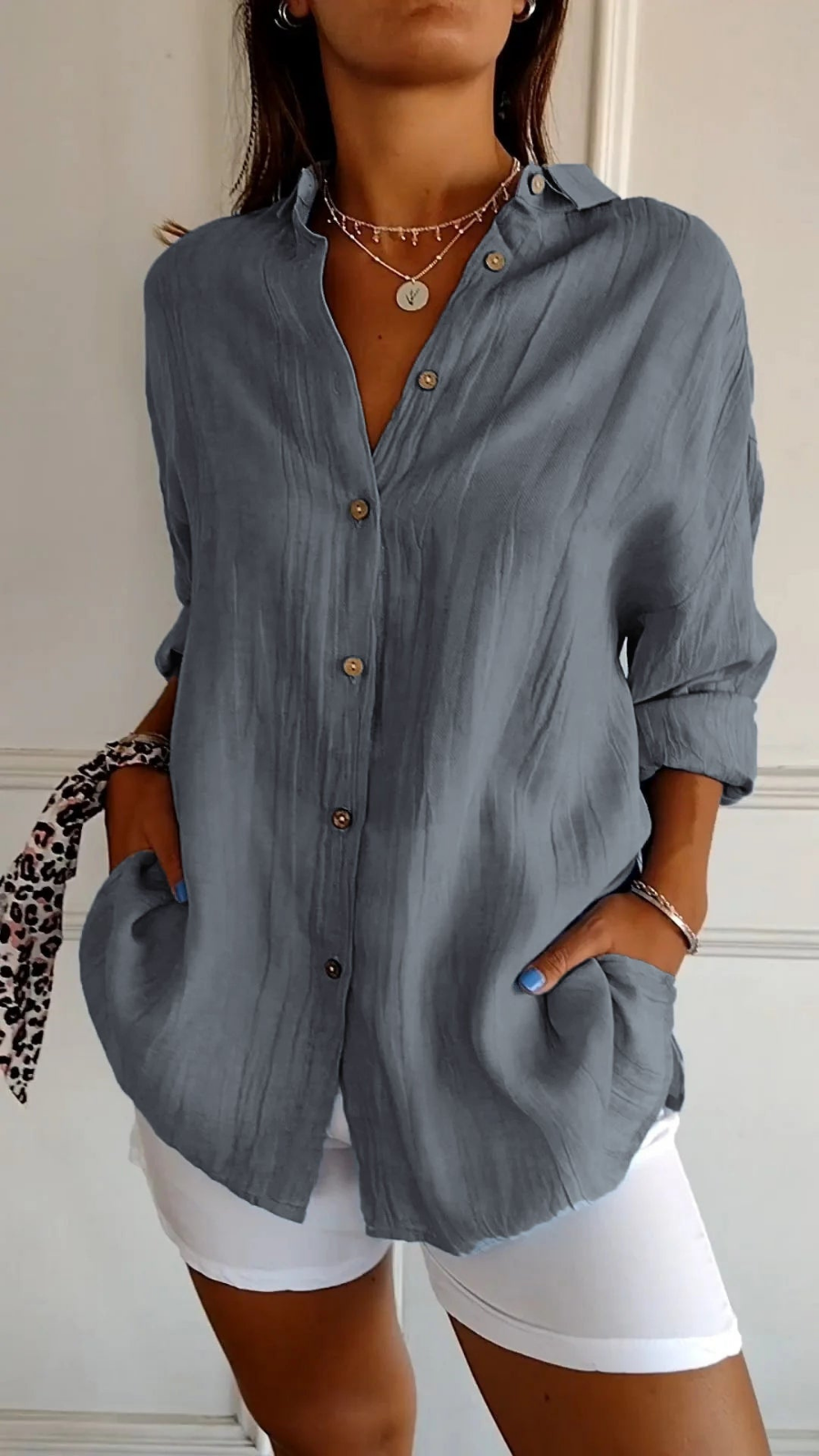 Oliver & Blake Sabine Linen Women's Shirt