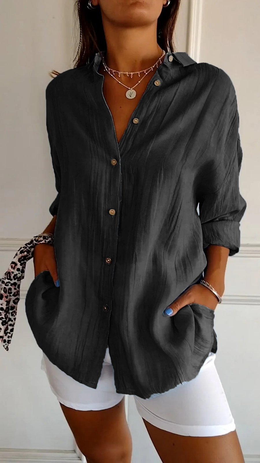 Oliver & Blake Sabine Linen Women's Shirt