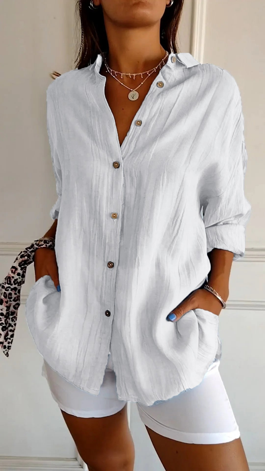 Oliver & Blake Sabine Linen Women's Shirt