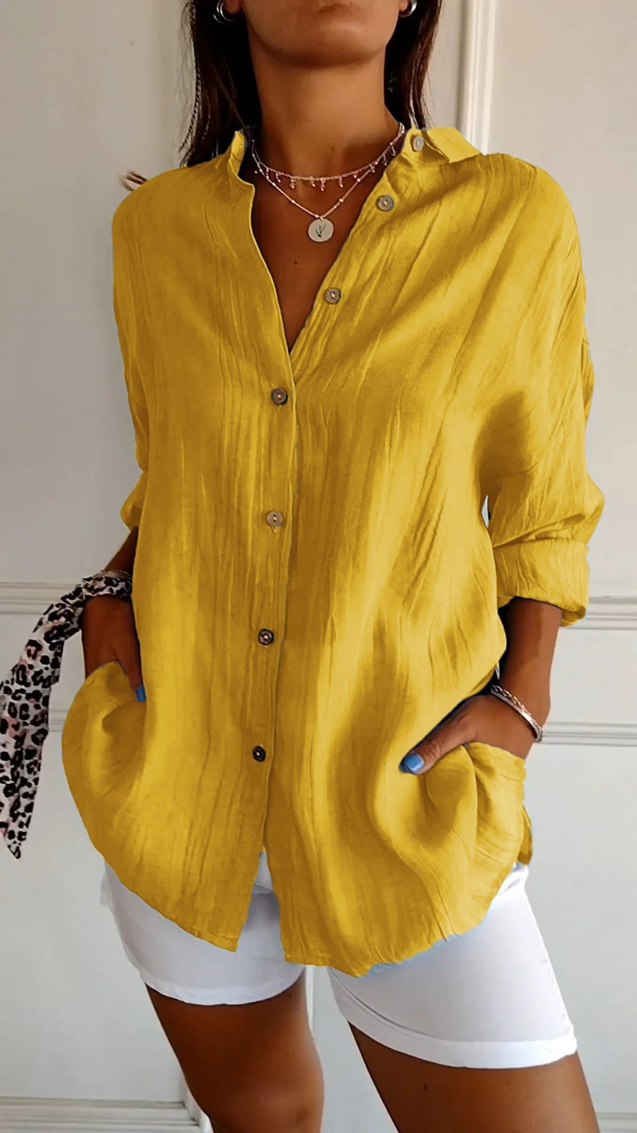 Oliver & Blake Sabine Linen Women's Shirt