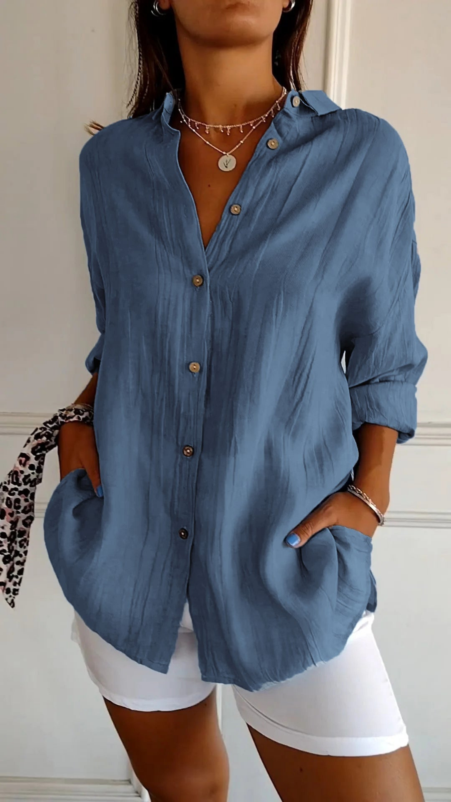 Oliver & Blake Sabine Linen Women's Shirt