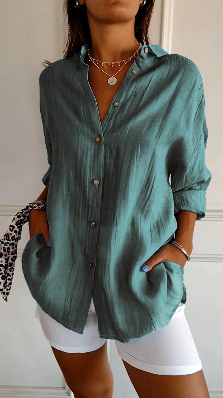 Oliver & Blake Sabine Linen Women's Shirt