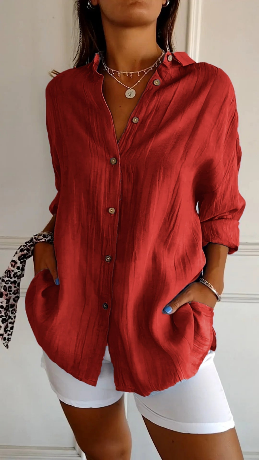 Oliver & Blake Sabine Linen Women's Shirt