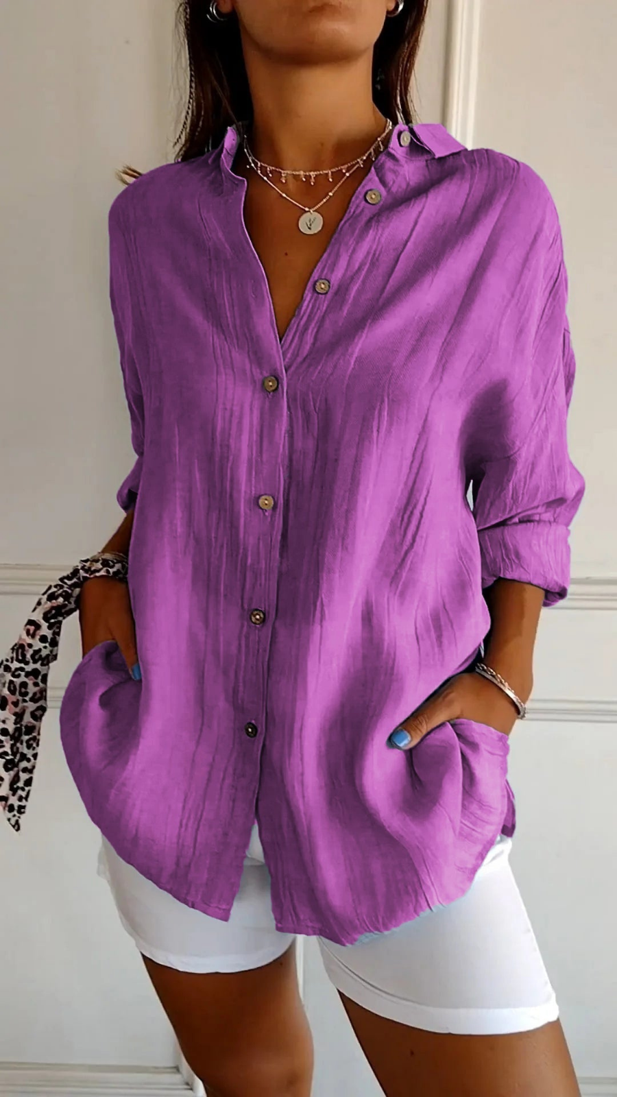 Oliver & Blake Sabine Linen Women's Shirt