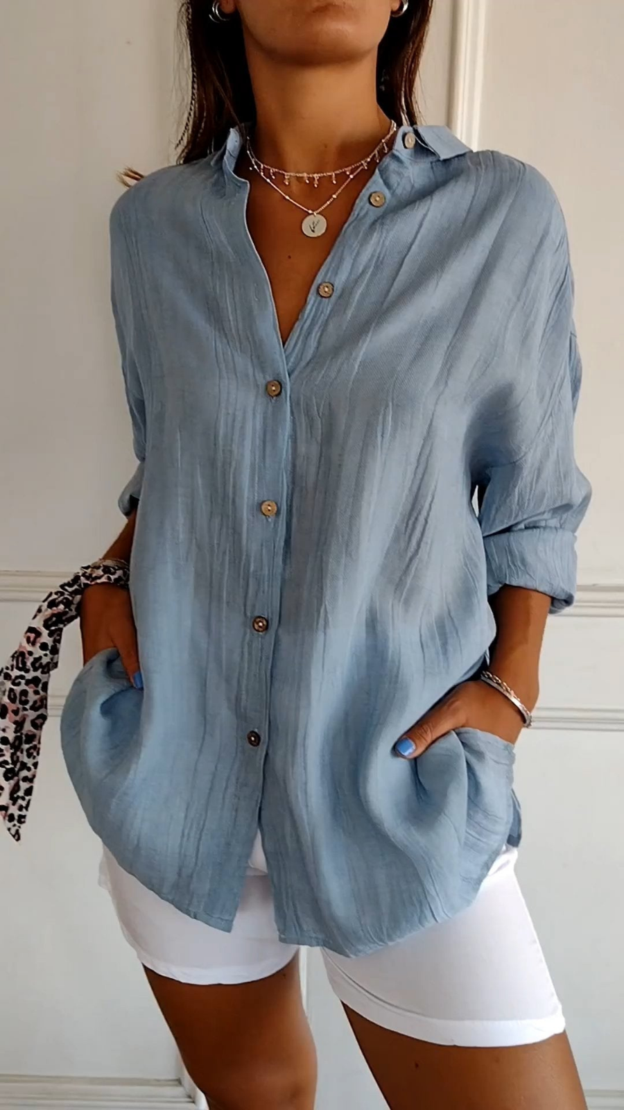 Oliver & Blake Sabine Linen Women's Shirt