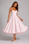 Seraphina Corset Spaghetti Strap Women's Midi Dress