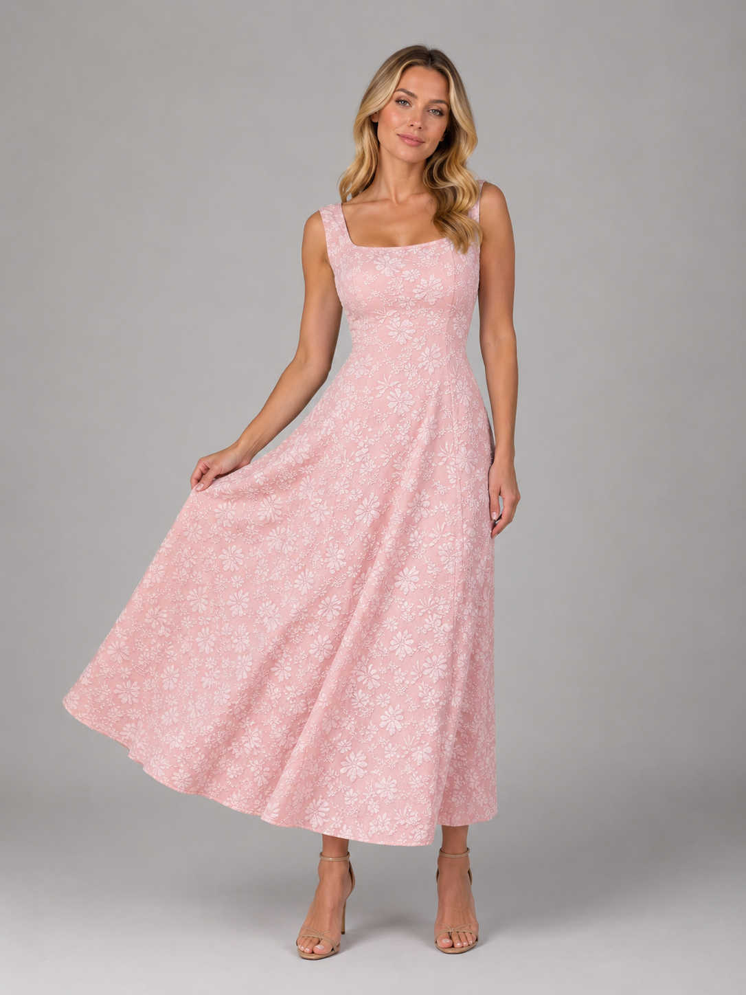 Cosima Jacquard Women's Midi Dress