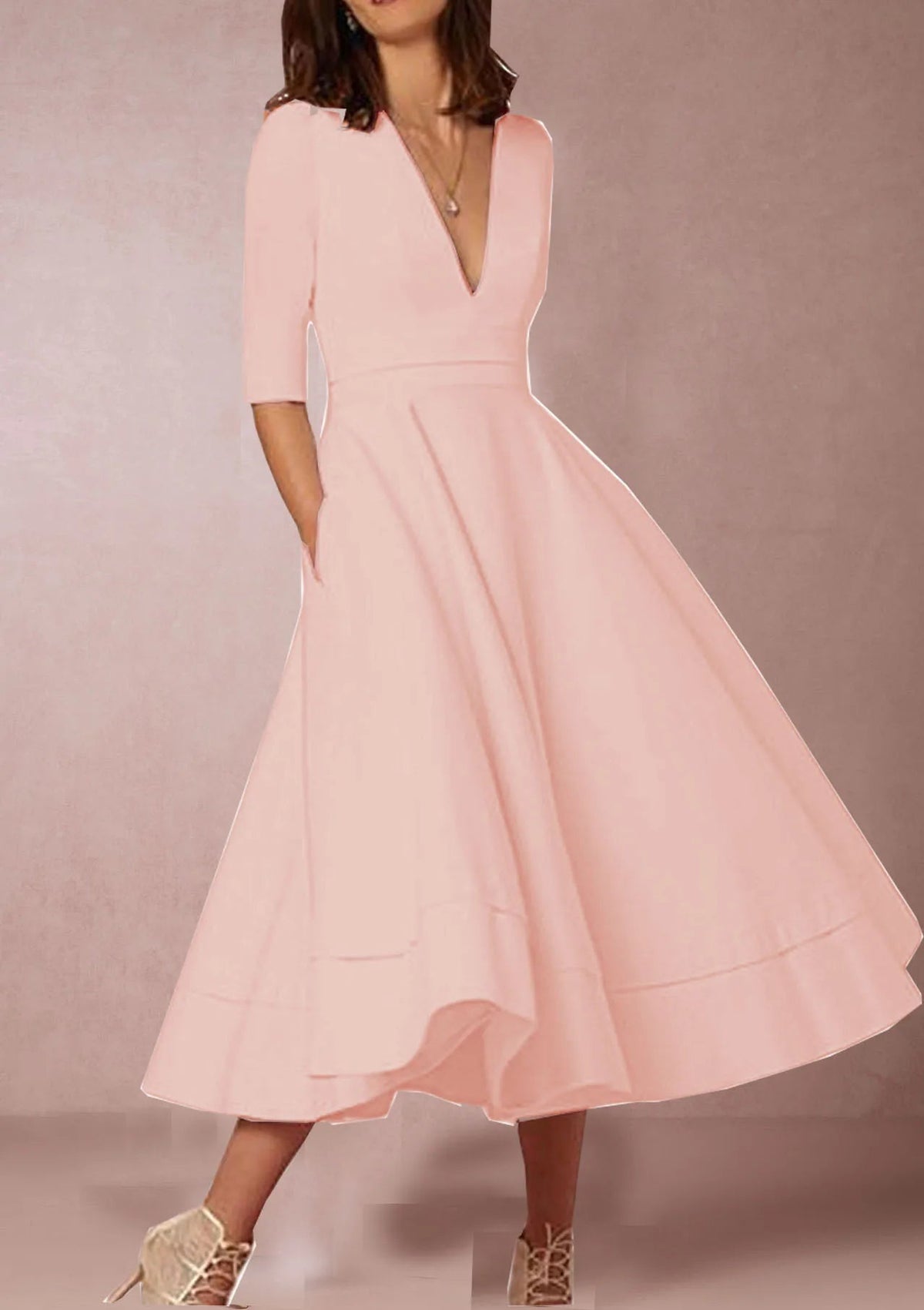 Oliver & Blake Lani Retro-Inspired Women's Midi Dress