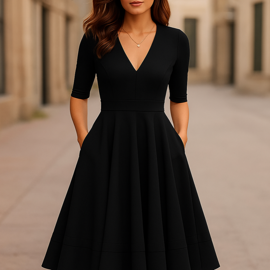 Oliver & Blake Lani Retro-Inspired Women's Midi Dress
