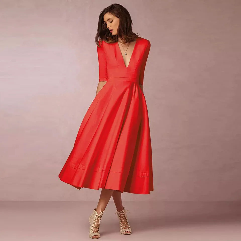 Oliver & Blake Lani Retro-Inspired Women's Midi Dress
