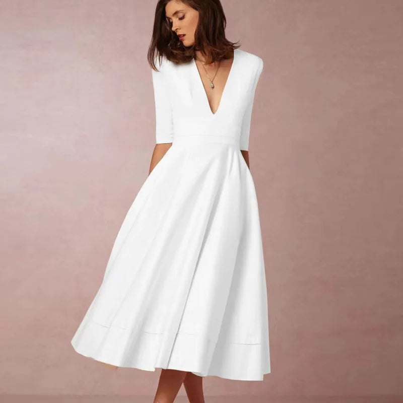 Oliver & Blake Lani Retro-Inspired Women's Midi Dress