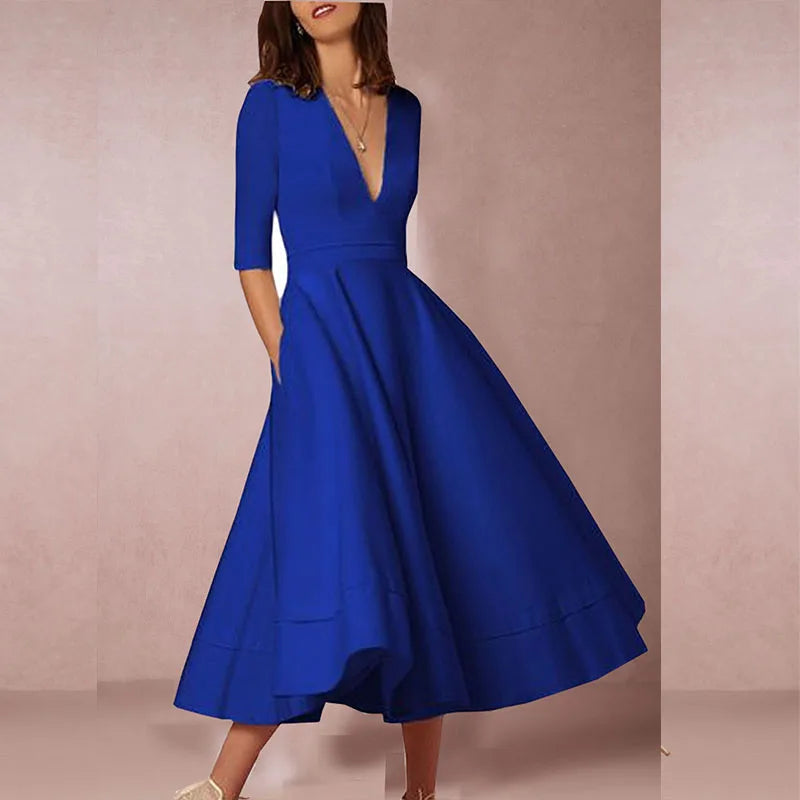Oliver & Blake Lani Retro-Inspired Women's Midi Dress