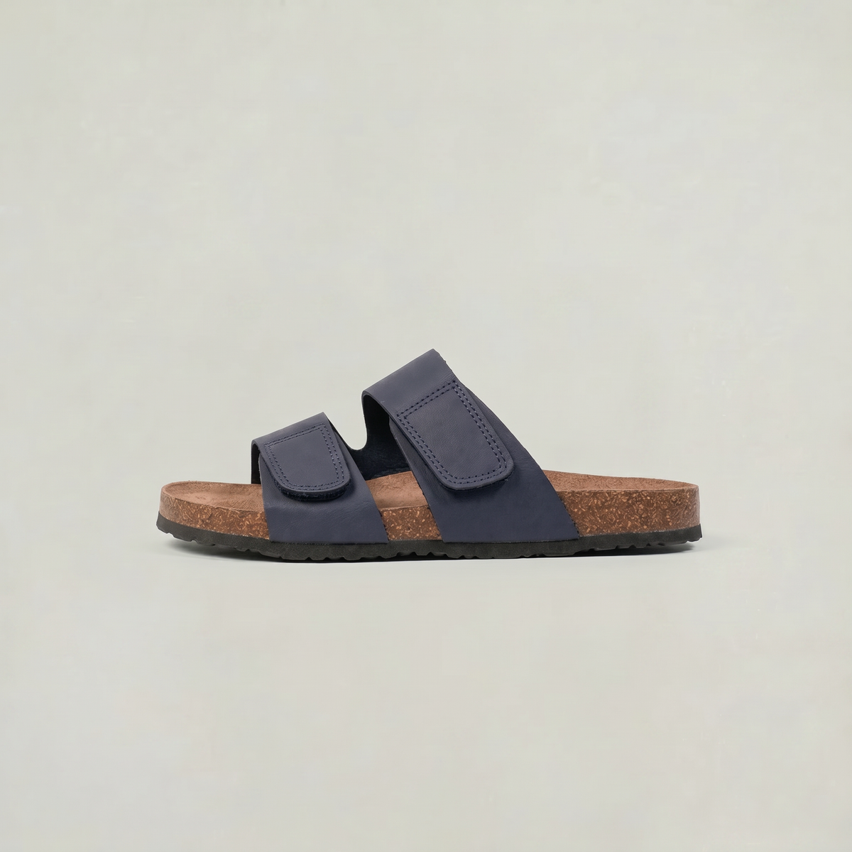 Men's Double Strap Open Toe Slides