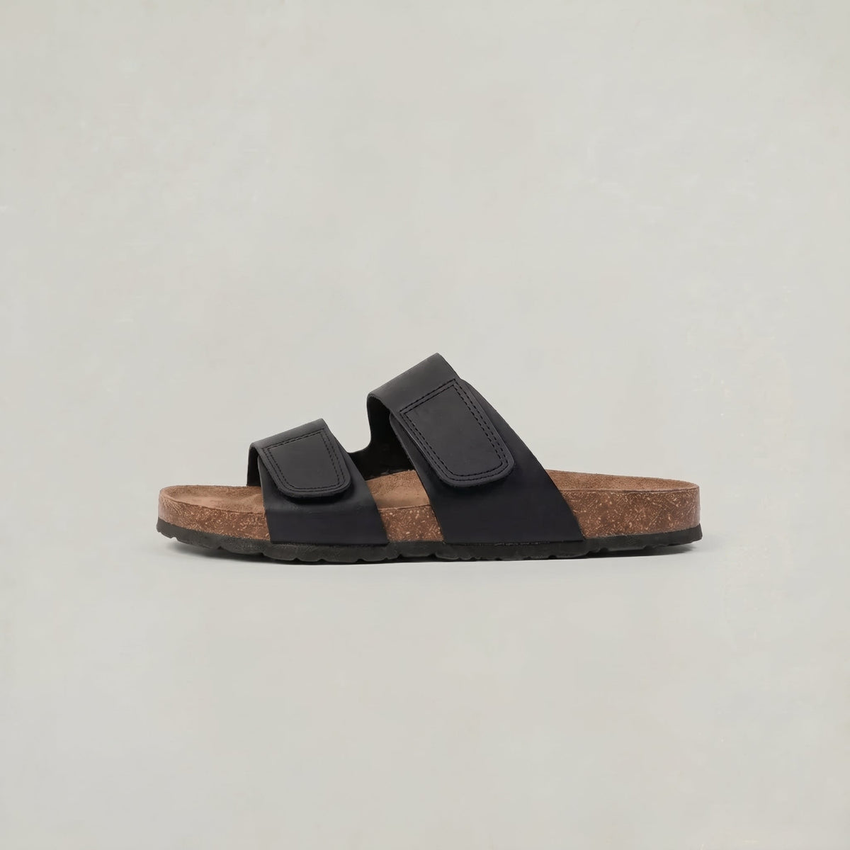 Men's Double Strap Open Toe Slides