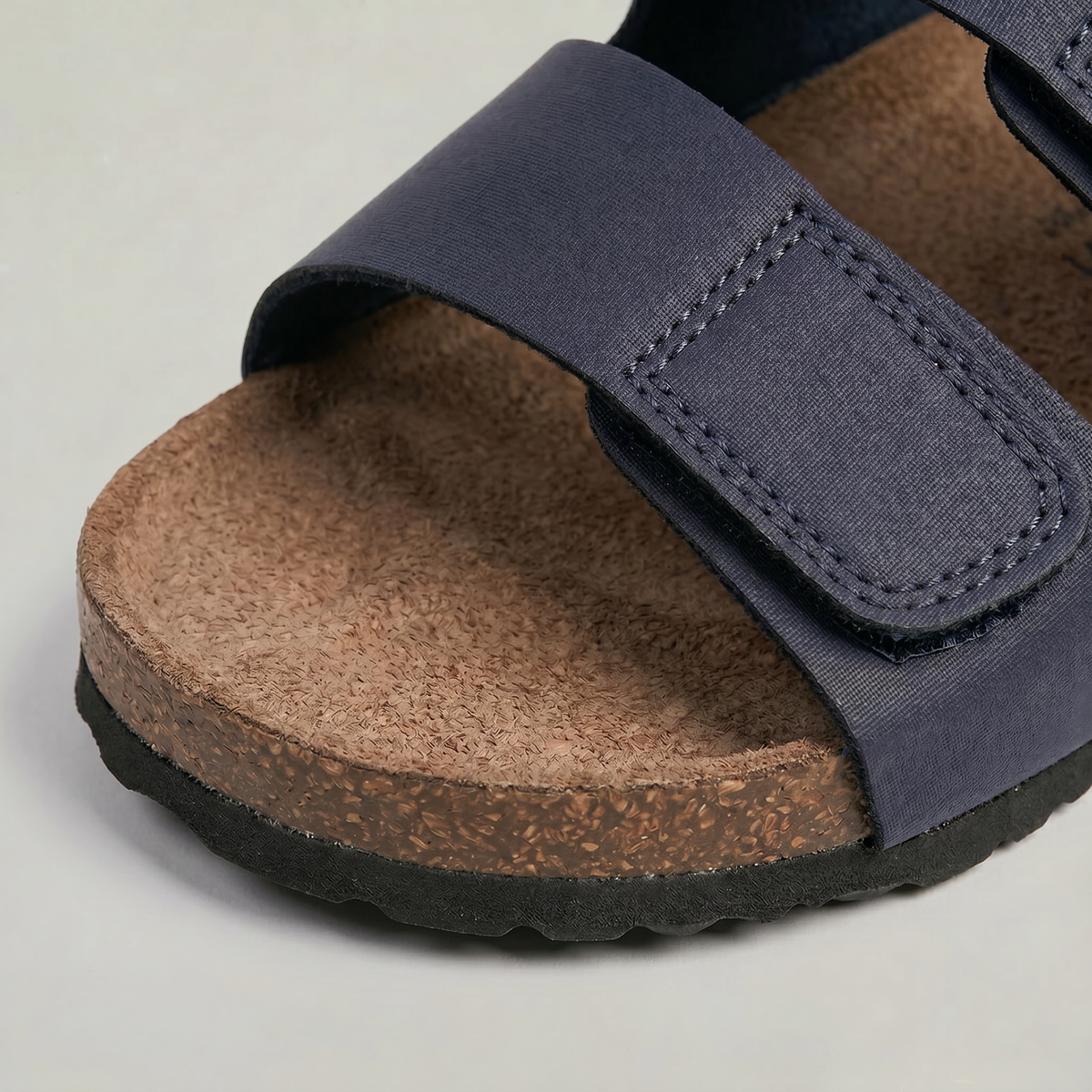 Men's Double Strap Open Toe Slides