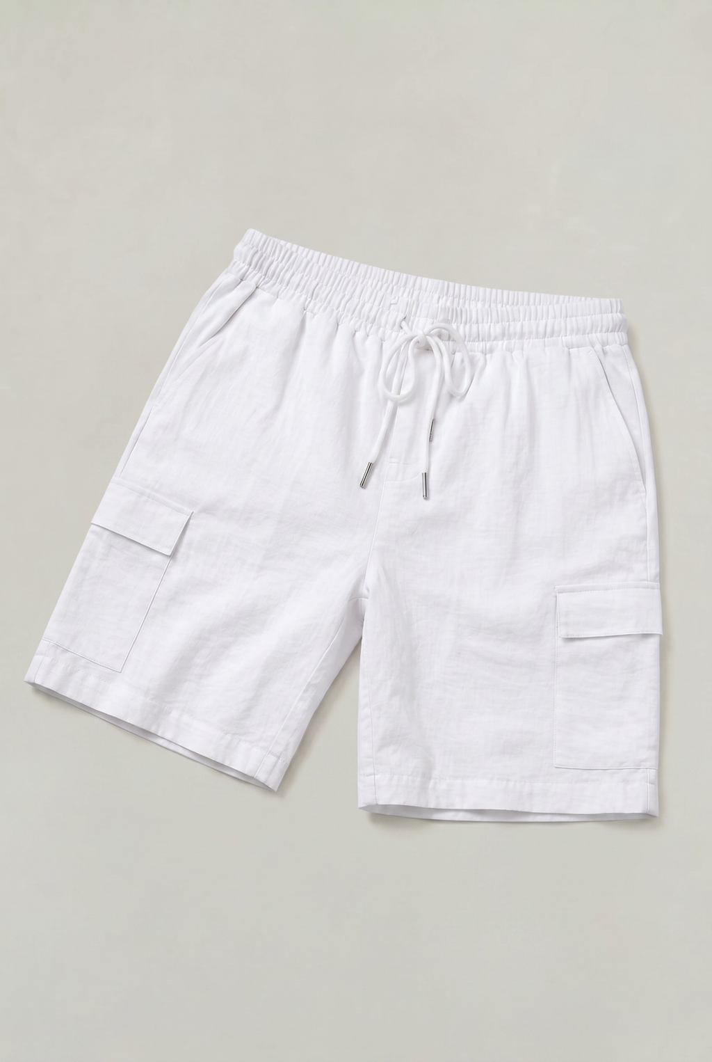 Men's Linen Cargo Shorts