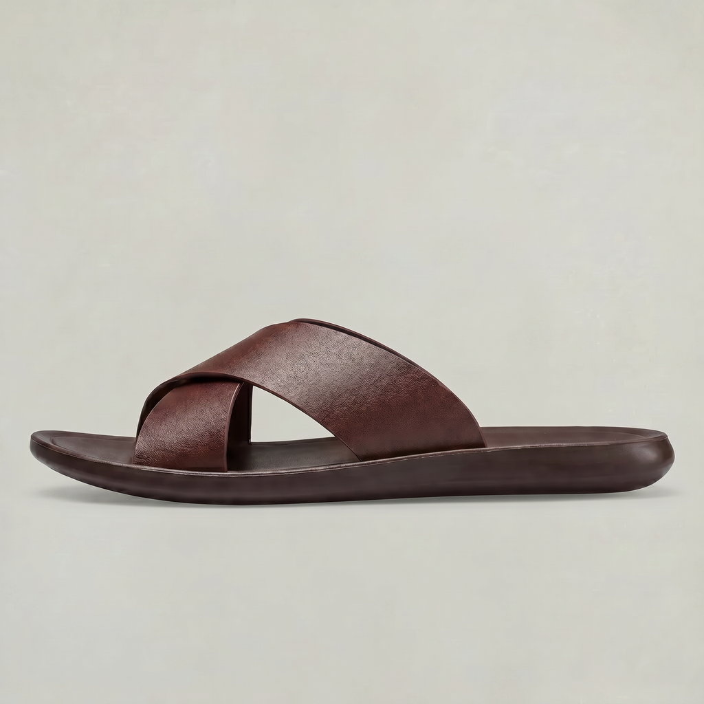 Cross Strap Men's Slides