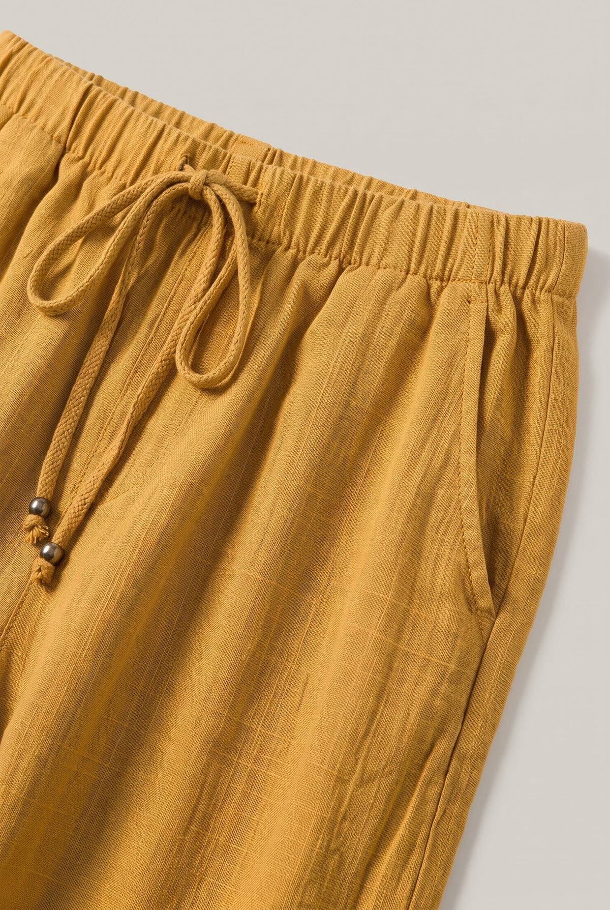 Wide Leg Linen Women's Trousers