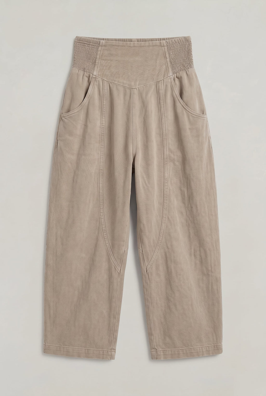 Cotton Linen Wide-Leg Women's Pants