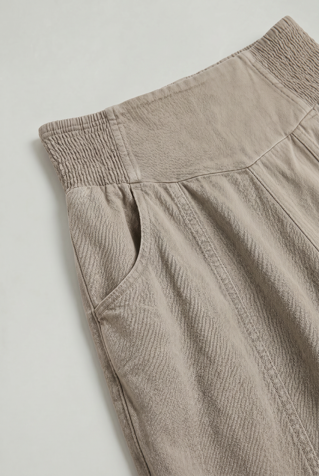 Cotton Linen Wide-Leg Women's Pants