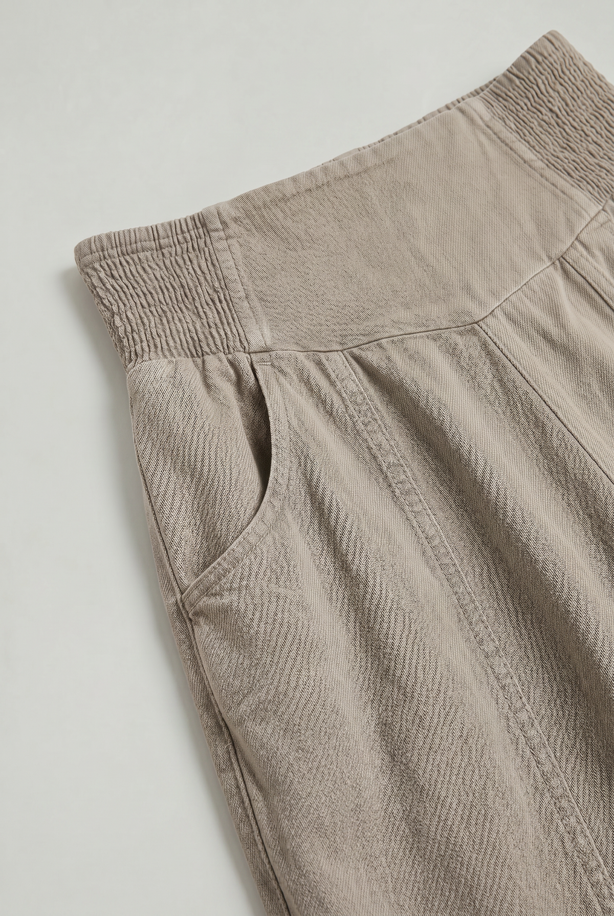 Cotton Linen Wide-Leg Women's Pants